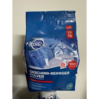 Bột rửa bát alio Power Force 1,5kg dùng cho Máy rửa bát  chén (Đức)1