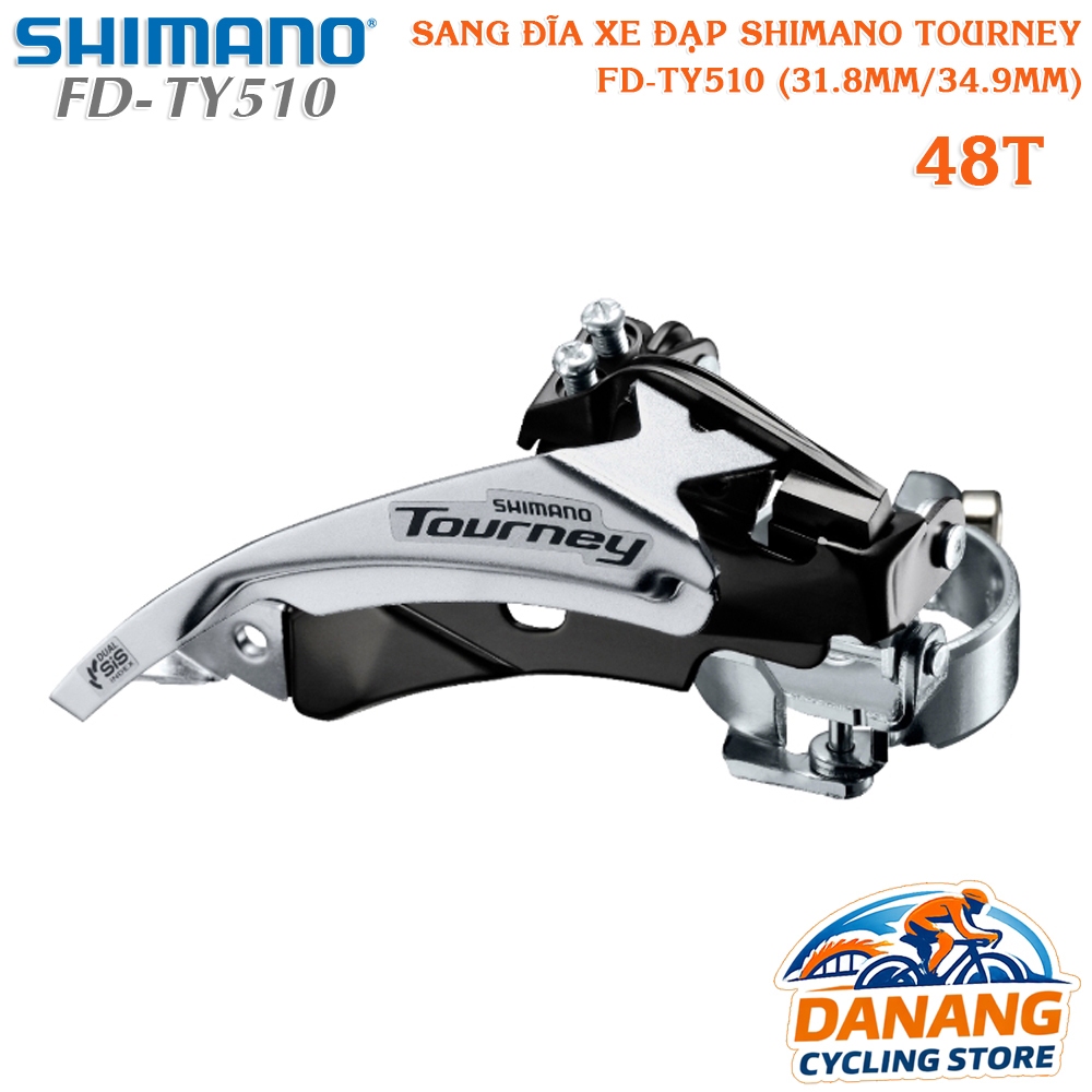 Sang Đĩa Xe Đạp SHIMANO Tourney FD TY510 – Sang Đề Trước, Chính Hãng