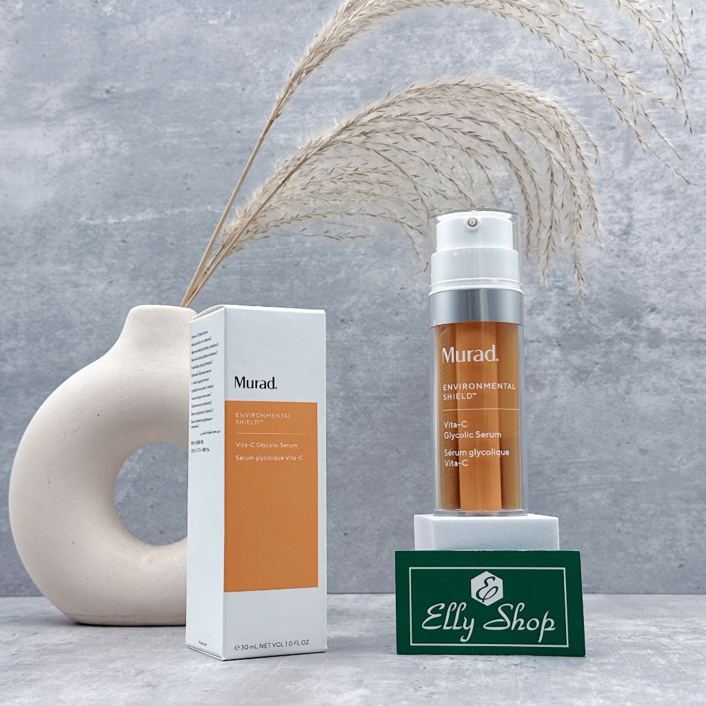 Serum vitamin C MURAD Vita-C Glycolic Brightening Serum dưỡng trắng da Murad 30ml - Ellyhouse Tiny T