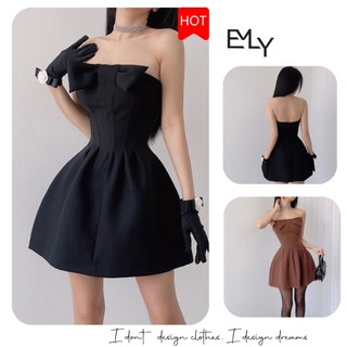 Đầm cúp ngực dáng xòe mini Emilyshop (TX)