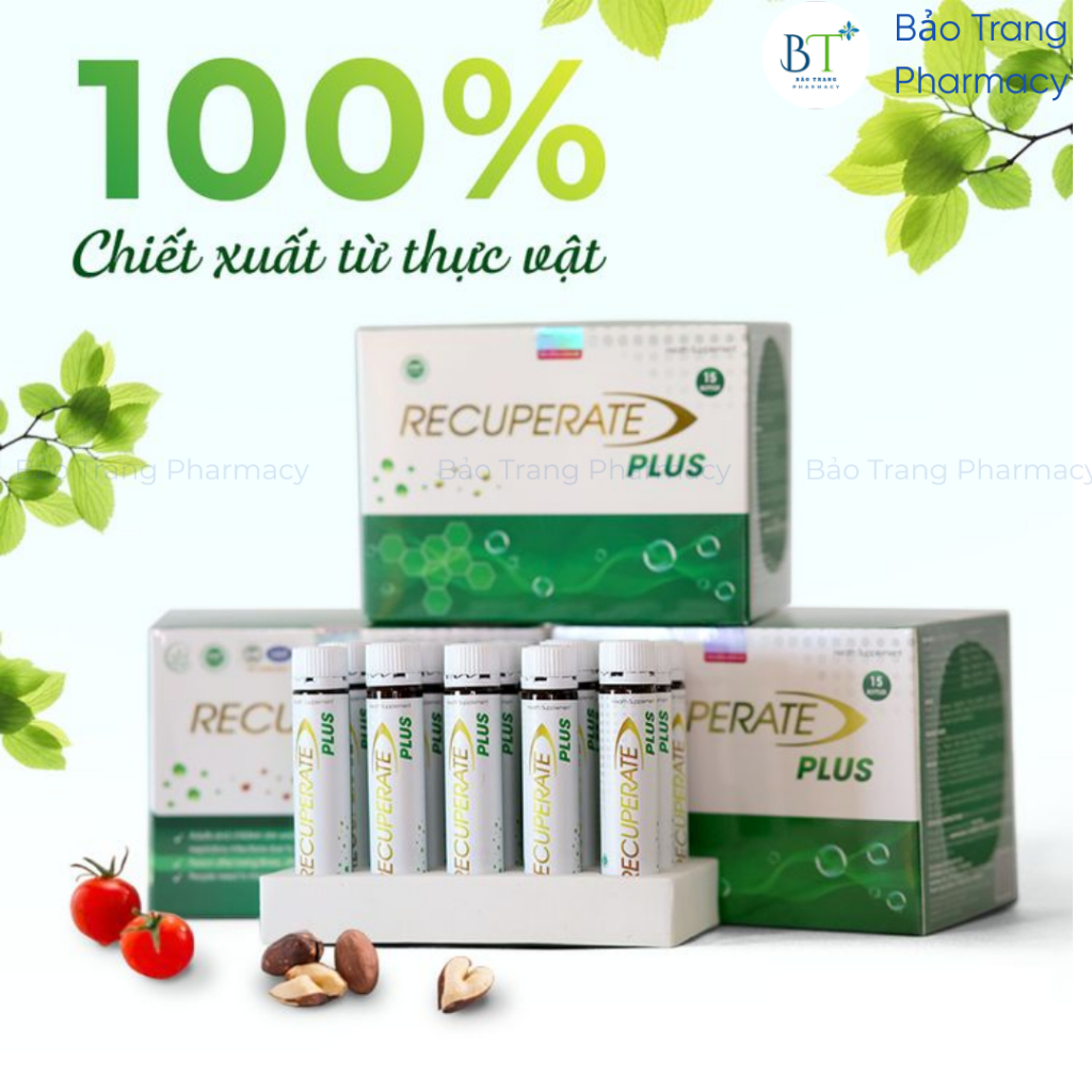 Thực phẩm bổ sung Đạm tươi Recuperate plus - Hộp 20 lọ