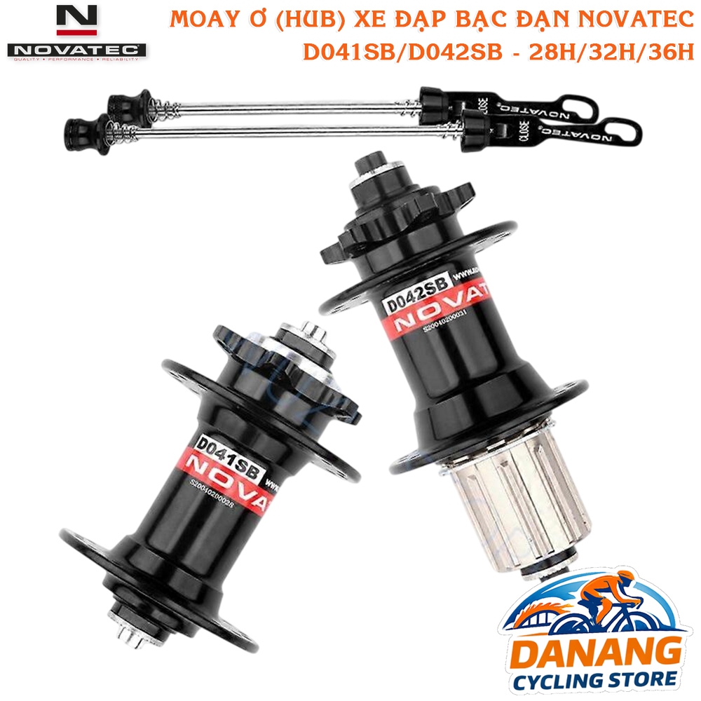 Moay ơ (Đùm) Hub Xe Đạp NOVATEC D041SB / D042SB – 28H / 32H / 36H