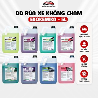 Dung Dịch Rửa Xe Không Chạm, Nước Rửa Xe Ôtô, Xe máy Ekokemika SIÊU SẠCH, SIÊU BÓNG 5L(Chính Hãng)