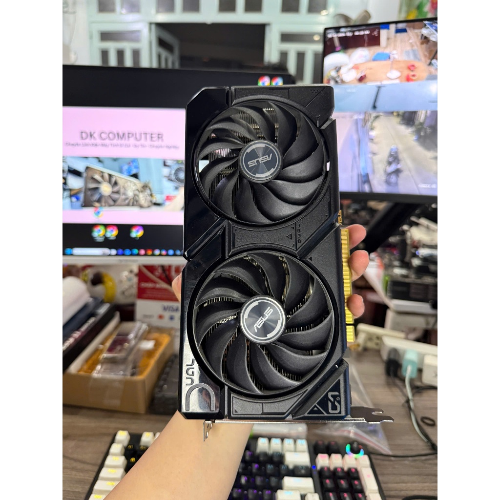 VGA - Card Màn Hình ASUS Dual GeForce RTX 4060 OC Edition