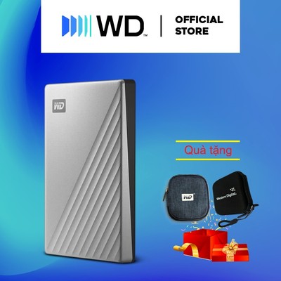 Ổ cứng di động Western Digital WD My Passport Ultra Silver 2.5" USB Type C 2TB - WDBC3C0020BSL