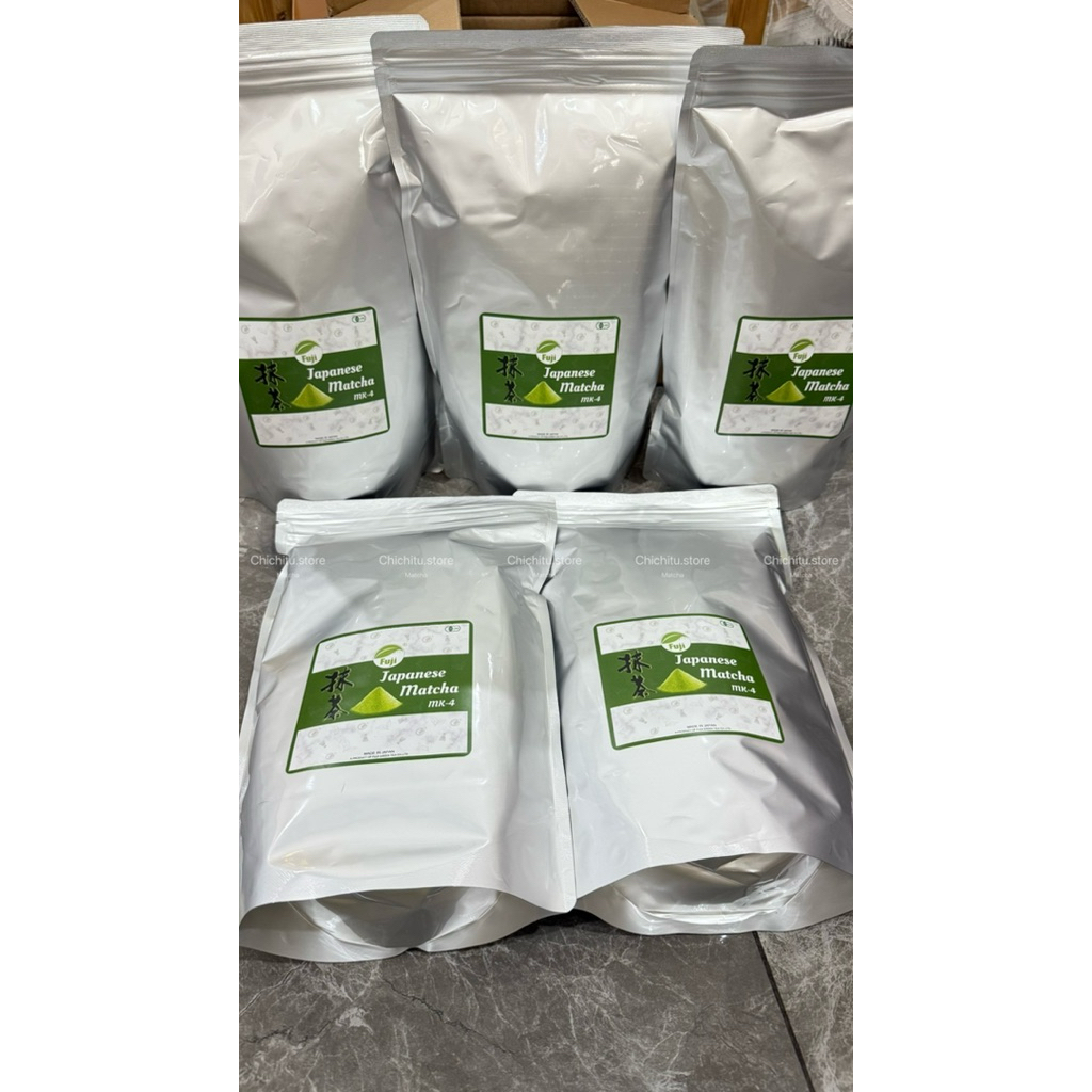 <Sẵn hàng> Bột matcha Fuji MK4 Gói 500gr - Chính hãng- Màu đẹp, trà đạo, pha chế latte - Đậm vị Uman