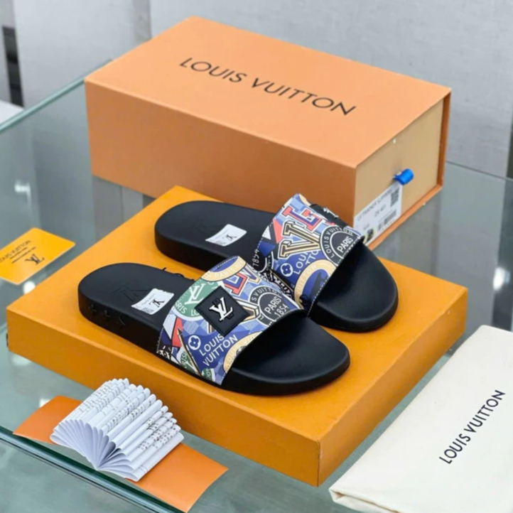 Dép nam lv boy phố, dép lv nam giá rẻ cao su đế cứng, dép nam đẹp mẫu mới