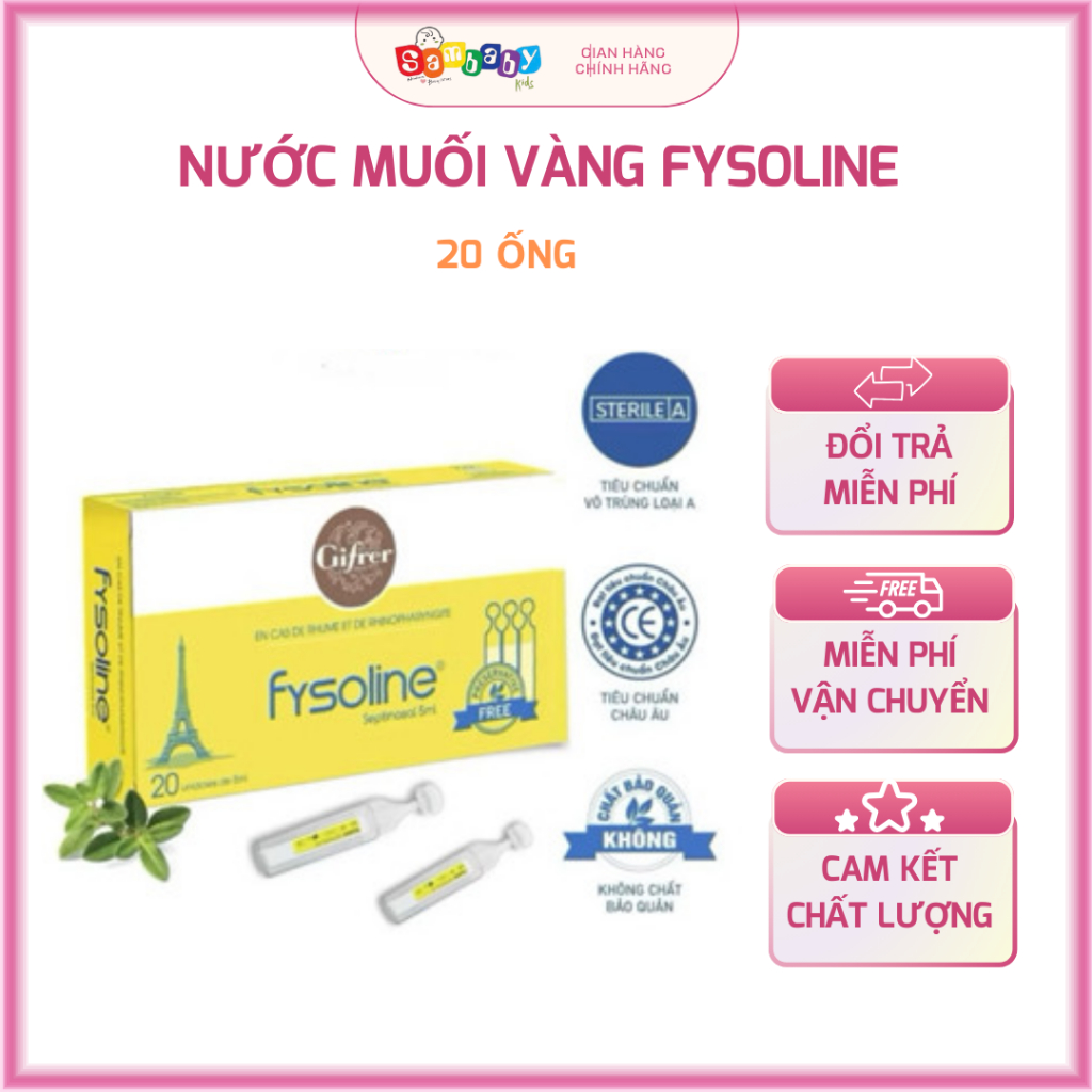 NƯỚC MUỐI VÀNG (Tép Vàng) FYSOLINE CHÍNH HÃNG