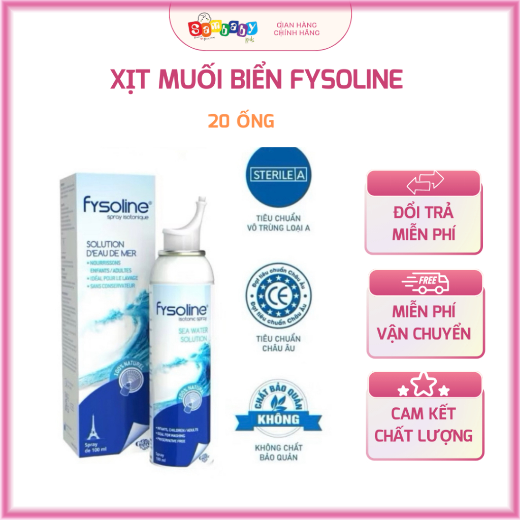 NƯỚC MUỐI SINH LÝ DẠNG XỊT FYSOLINE