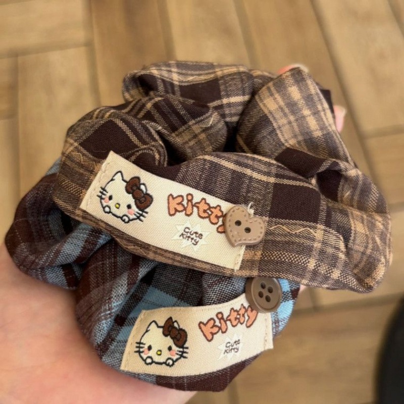 Dây Buộc Tóc Scrunchies Hello Kitty "Mint Chocolate" WM037