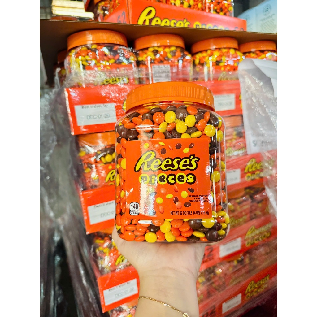 Socola Bơ Đậu Phộng Reese's Pieces Chocolate 1.75kg Mỹ