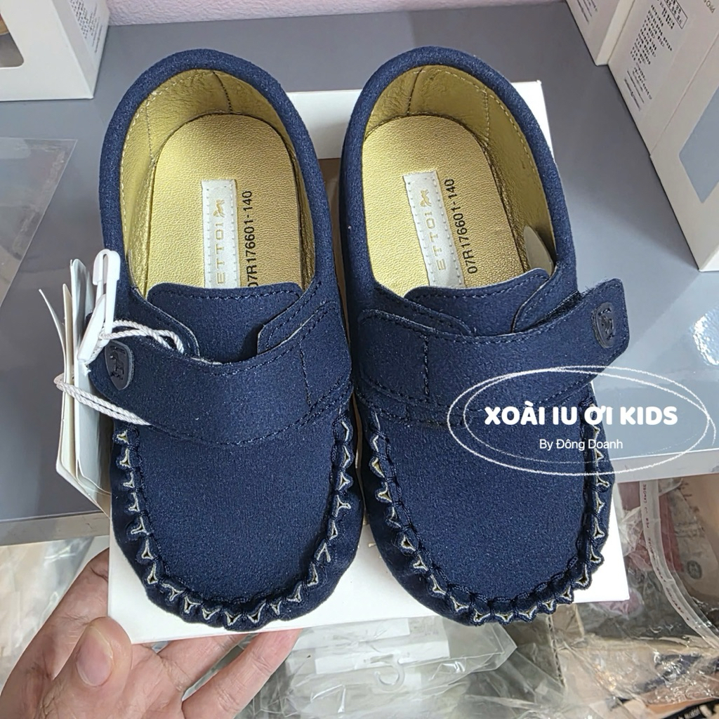 [CHÍNH HÃNG] GIÀY CÔNG TỬ XANH NAVY ETTOI - XOÀI IU ƠI KIDS