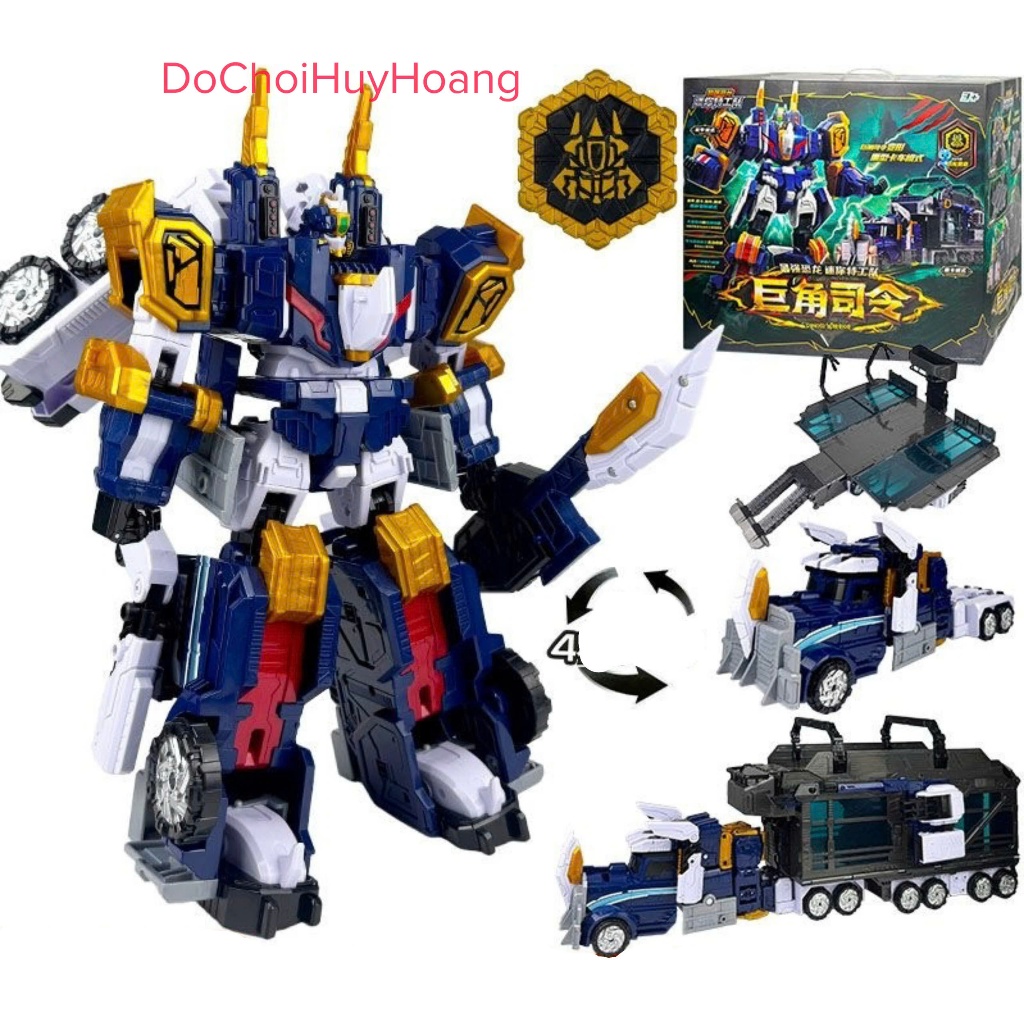 MINIFORCE 7 DINOID WARRIOR lực lượng nhí 7 robot Dino Commander biệt đội siêu nhân nhí