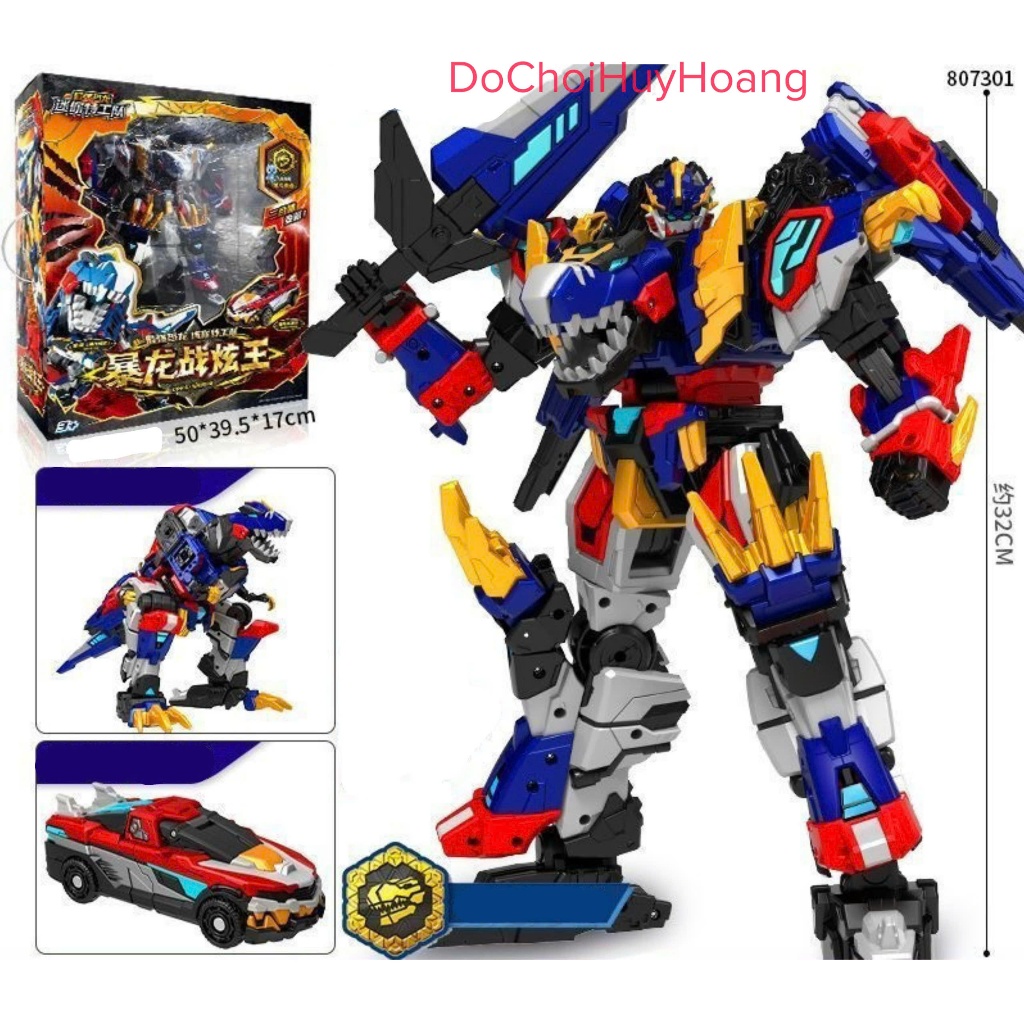 MINIFORCE 7 DINOID WARRIOR lực lượng nhí 7 robot Rex Kaiser to biệt đội siêu nhân nhí