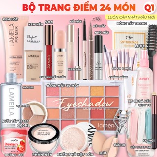 Bộ Trang Điểm Đầy Đủ Bộ Makeup /Trang Điểm Cá Nhân /Trang Điểm Đi Tiệc / Set Trang Điểm 12-24 Món Kem Nền, Phấn Phủ, Son