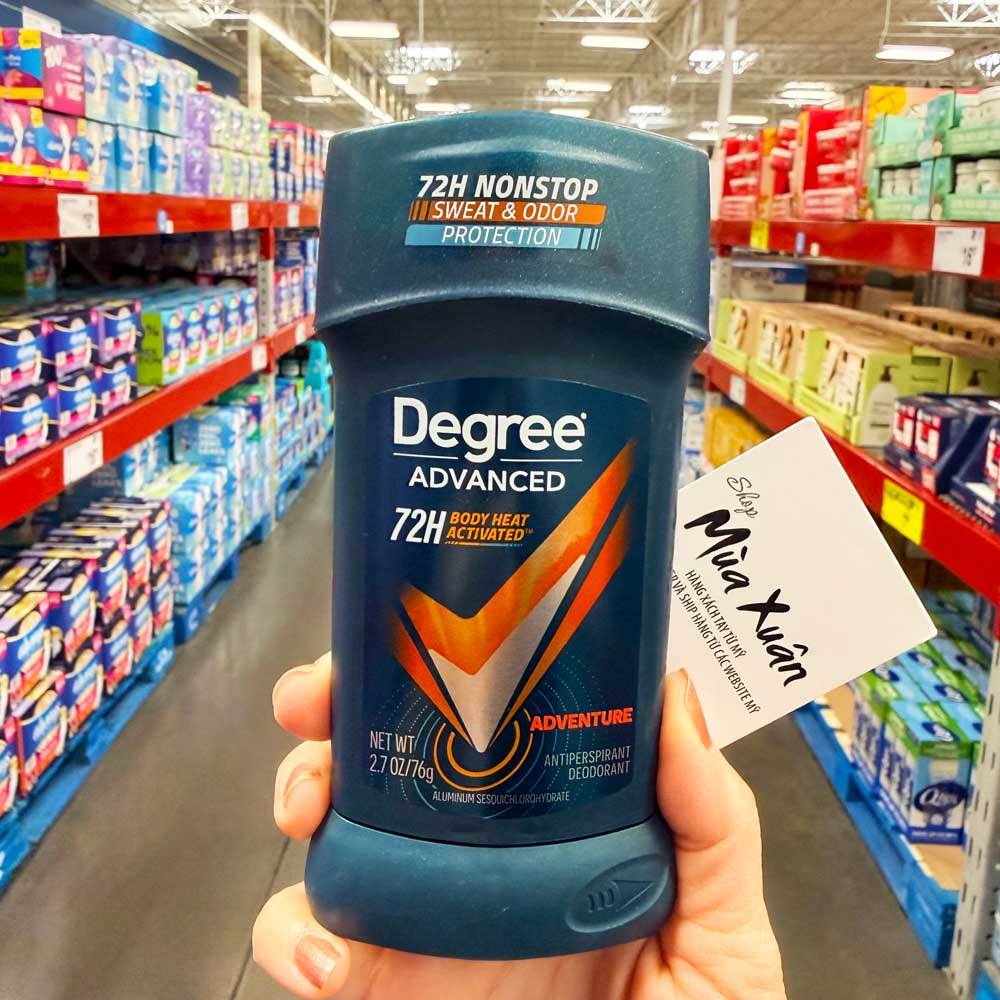 [HÀNG MỸ] Khử mùi Degree Men Advanced 72h Body Heat Activated - Adventure, 76g