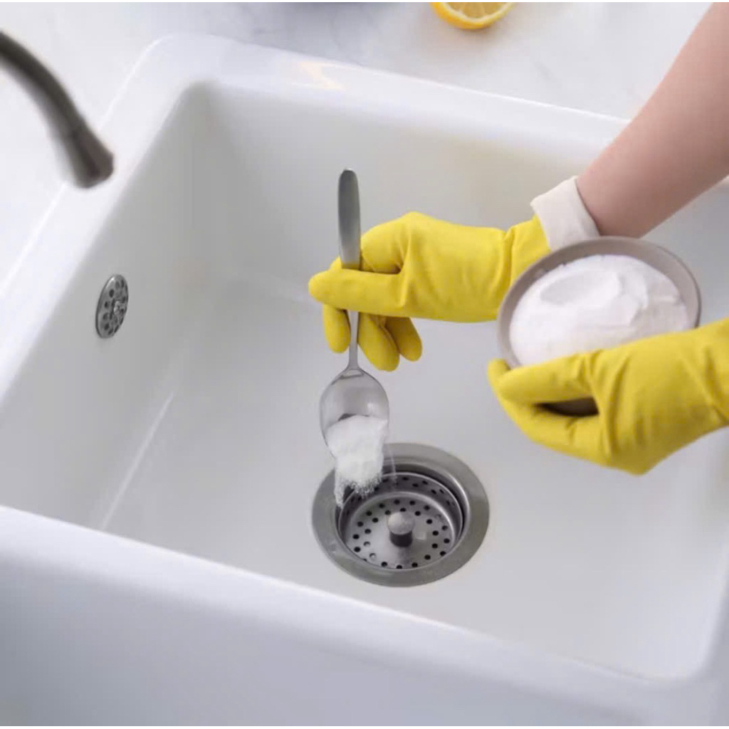 Baking soda NaHCO3 thực phẩm tẩy rửa làm bánh tẩy trắng răng an toàn 1kg