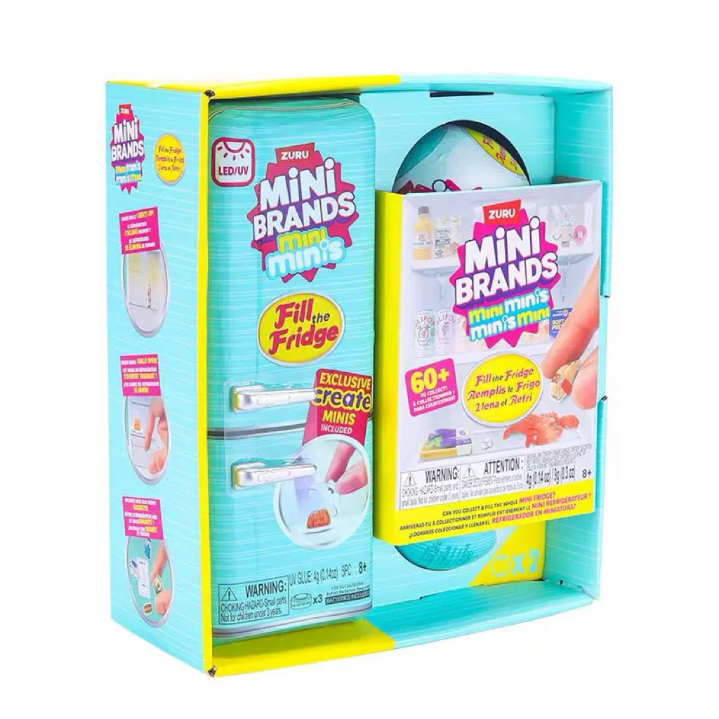 TỦ LẠNH ĐỒ CHƠI MINI BRANDS MINI MINIS (FILL THE FRIDGE