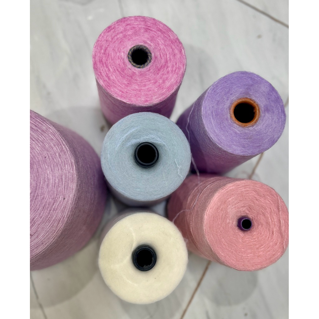 Mohair Sợi Nhỏ Nguyên Côn 500g