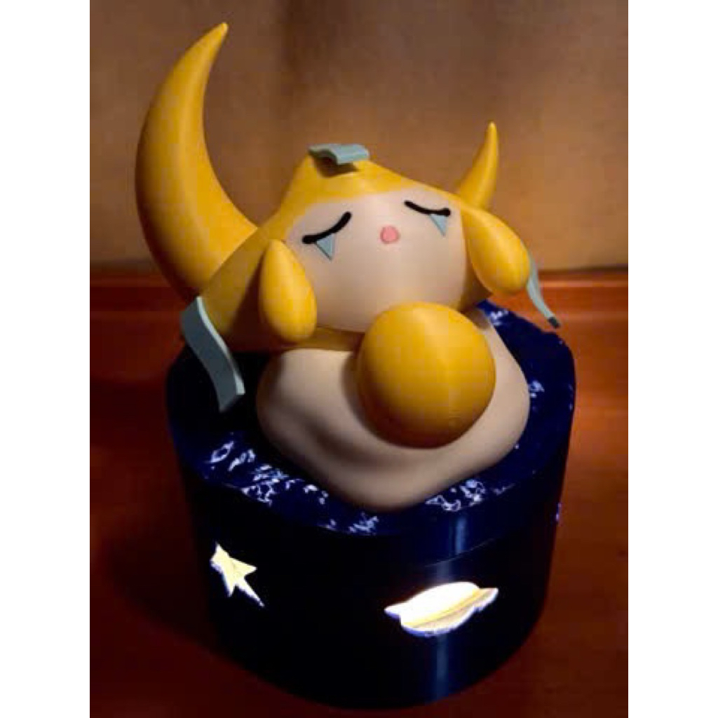 Đèn ngủ Pokemon Jirachi - Mô hình Jirachi ngắm sao đêm tích hợp đèn LED decor