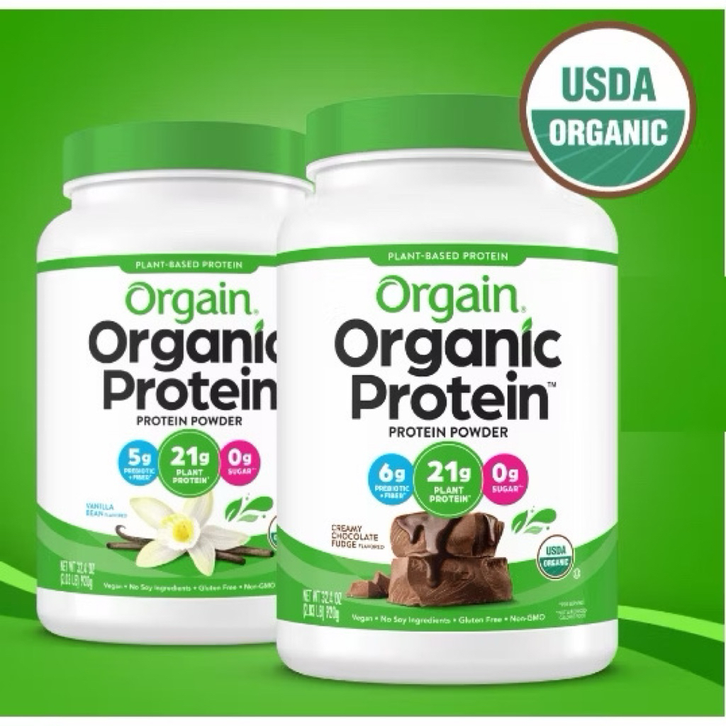 Đạm thực vật  hữu cơ Orgain hương Vani - Chocolate - Vegan Protein powder