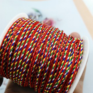 Dây Ngũ Sắc Đan Vòng Tay Handmade – Dây Đoan Ngọ DIY Bán Lẻ 10m