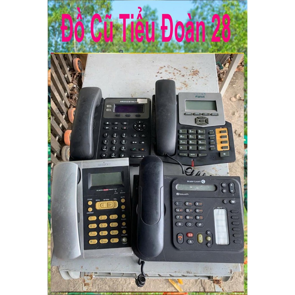 [2nd] Điện Thoại Cố Định Void IP Cũ Alcatel, Panasonic, Favil Các Loại