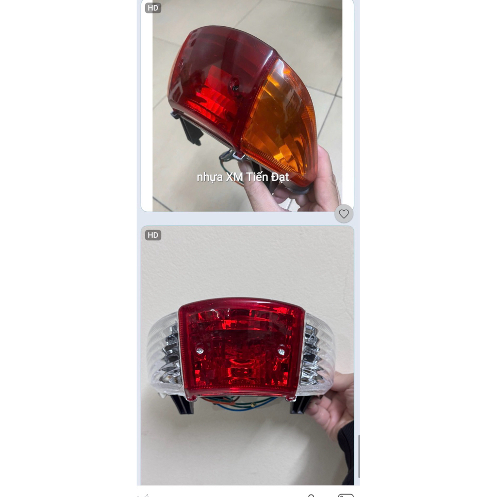 Bộ đèn hậu xe wave thái - wave 110