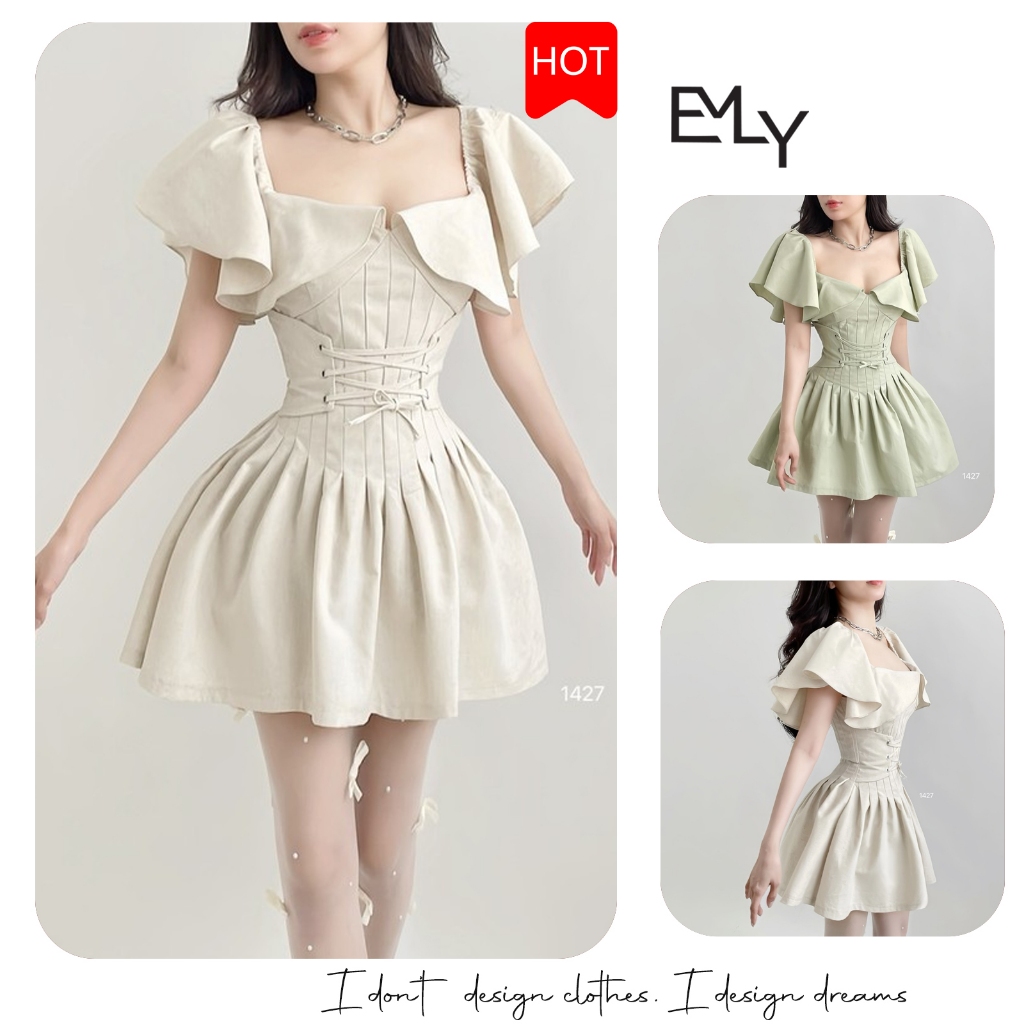 Đầm dự tiệc dáng xòe mini Emilyshop (TX)