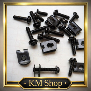 Ốc Vít Giàn Áo Xe Máy 4ly * 2cm, Kẹp 4Ly Zen Nhuyễn Bắt Đầu Đèn. Phụ Tùng Xe Máy.