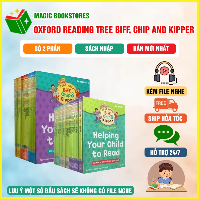 🌳 [Bộ Nhập Khẩu] Oxford Reading Tree – Biff, Chip and Kipper | Bộ 2 Phần 🌳