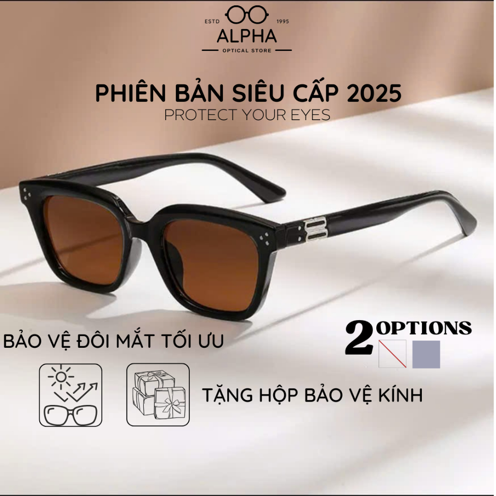 Kính râm chống nắng UV400 giành cho nữ, phong cách cổ điển - MÃ A960