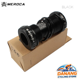 Trục Giữa BB Cốt Rỗng Xe Đạp MEROCA BB68-73 (BB Vặn - Vòng bi Ceramic)