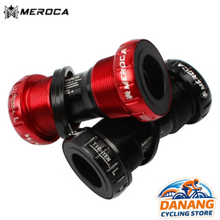 Trục Giữa BB Cốt Rỗng Xe Đạp MEROCA BB68-73 (BB Vặn - Vòng bi Ceramic)