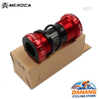 Trục Giữa BB Cốt Rỗng Xe Đạp MEROCA BB68-73 (BB Vặn - Vòng bi Ceramic)