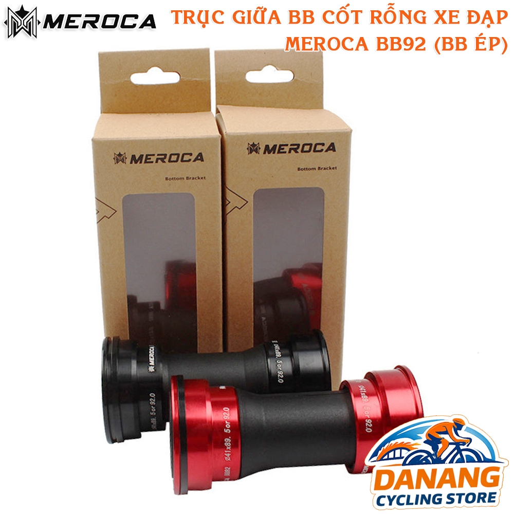 Trục Giữa BB Cốt Rỗng Xe Đạp MEROCA BB92 – BB Ép (Press Fit)