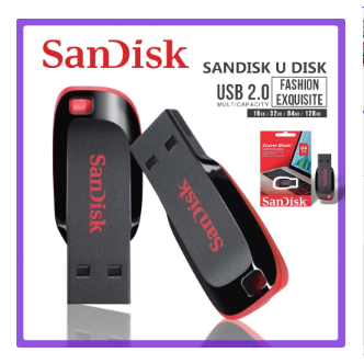 USB SanDisk Cruzer Blade CZ50 - Dòng USB Lưu Trữ Cao Cấp 32GB-64GB