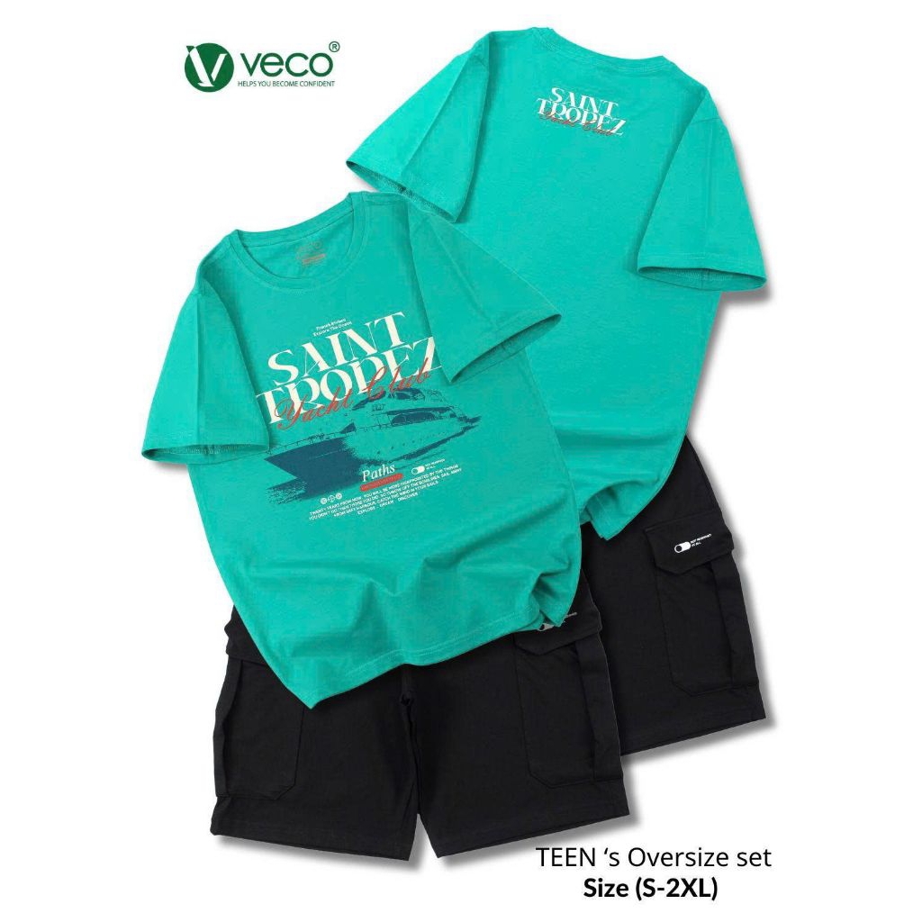 [ hàng mới] BỘ THUN VECO PHONG CẢNH 45-75kg