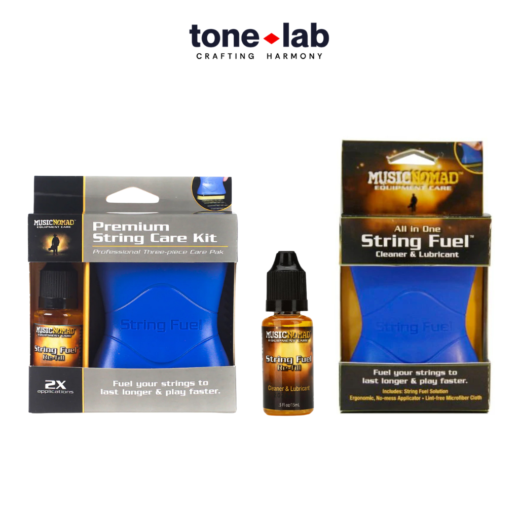 [Tone Lab][HCM] Bộ lau dây/dầu lau dây đàn guitar/bass Music Nomad String Cleaner & Lubricant