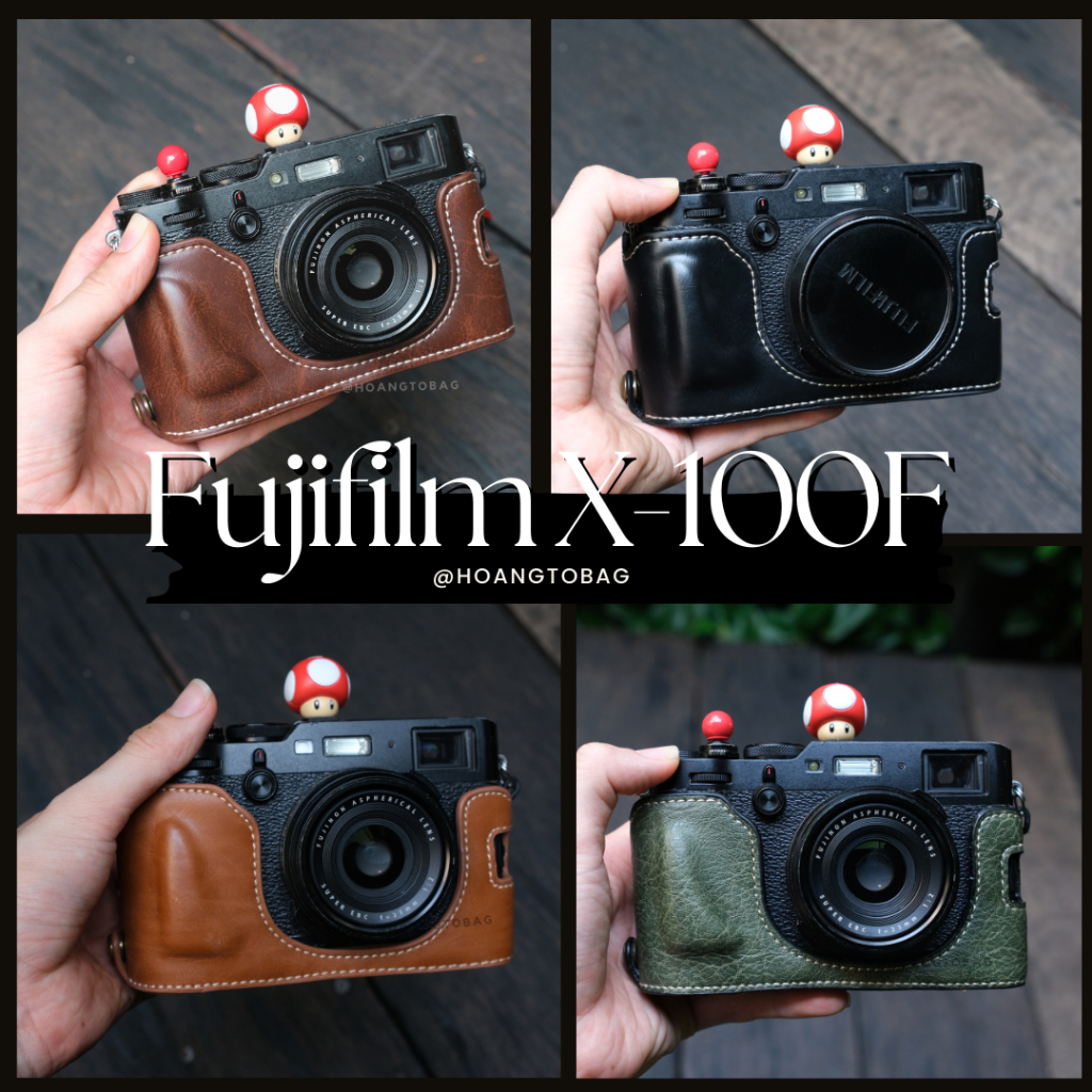 Half Case Cho Máy Ảnh FUJIFILM X100F - Thiết Kế Cao Cấp, Bền Bỉ, Gắn Chân Máy Dễ Dàng