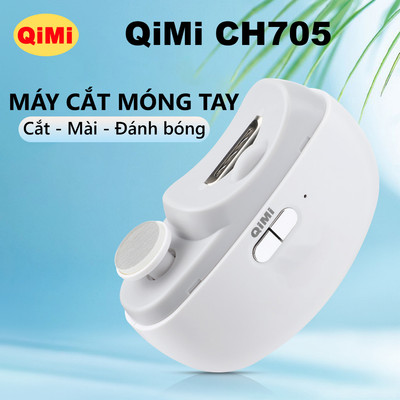 Máy Cắt Móng Tay Tự Động QiMi CH705 - Cắt, Mài, Đánh Bóng Móng, Khoá An Toàn Trẻ Em, Pin Trâu