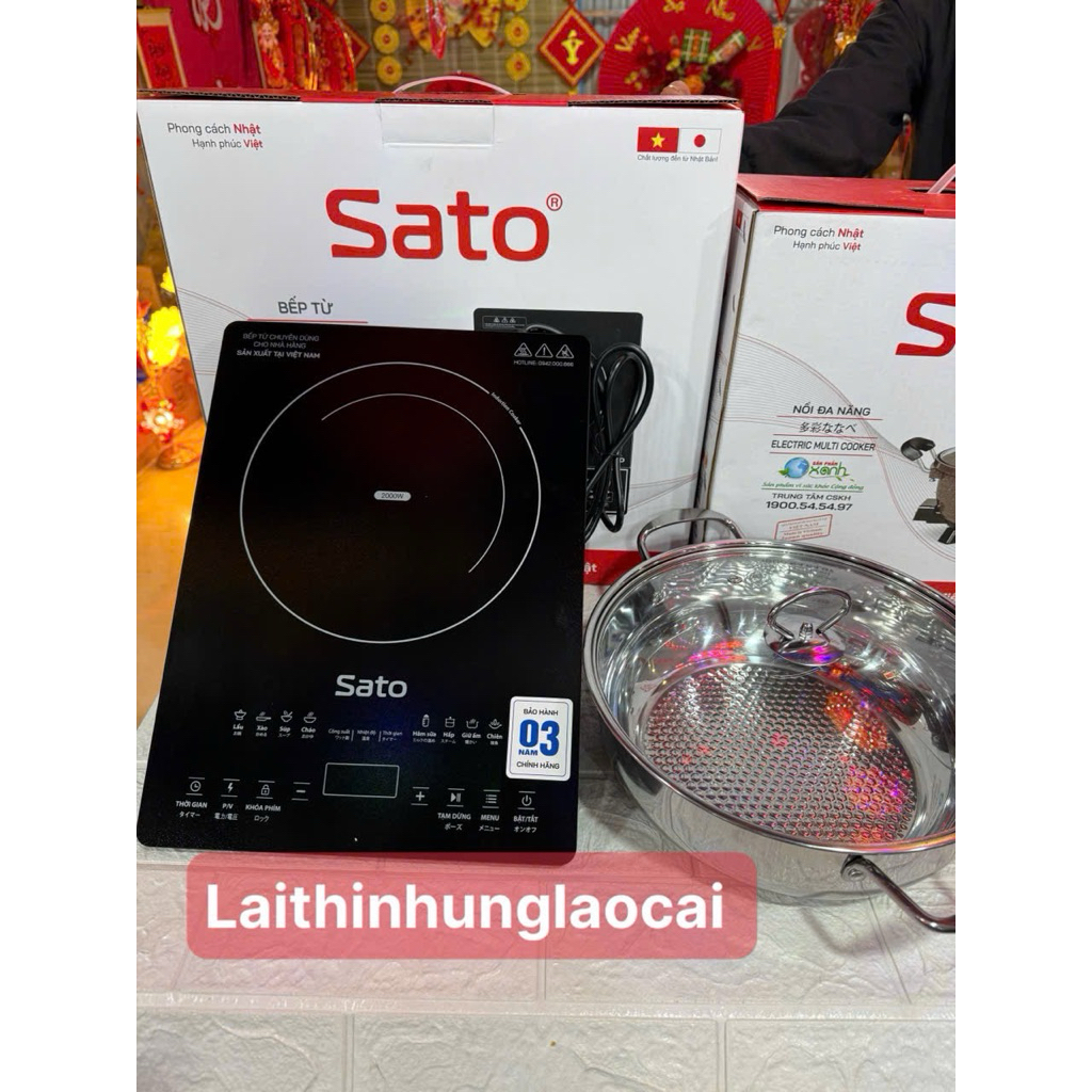 Bếp từ SATO-BT081.N-2000w