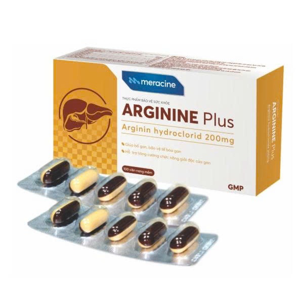 Arginine plus (100 viên) giúp bổ gan, hỗ trợ giải độc gan