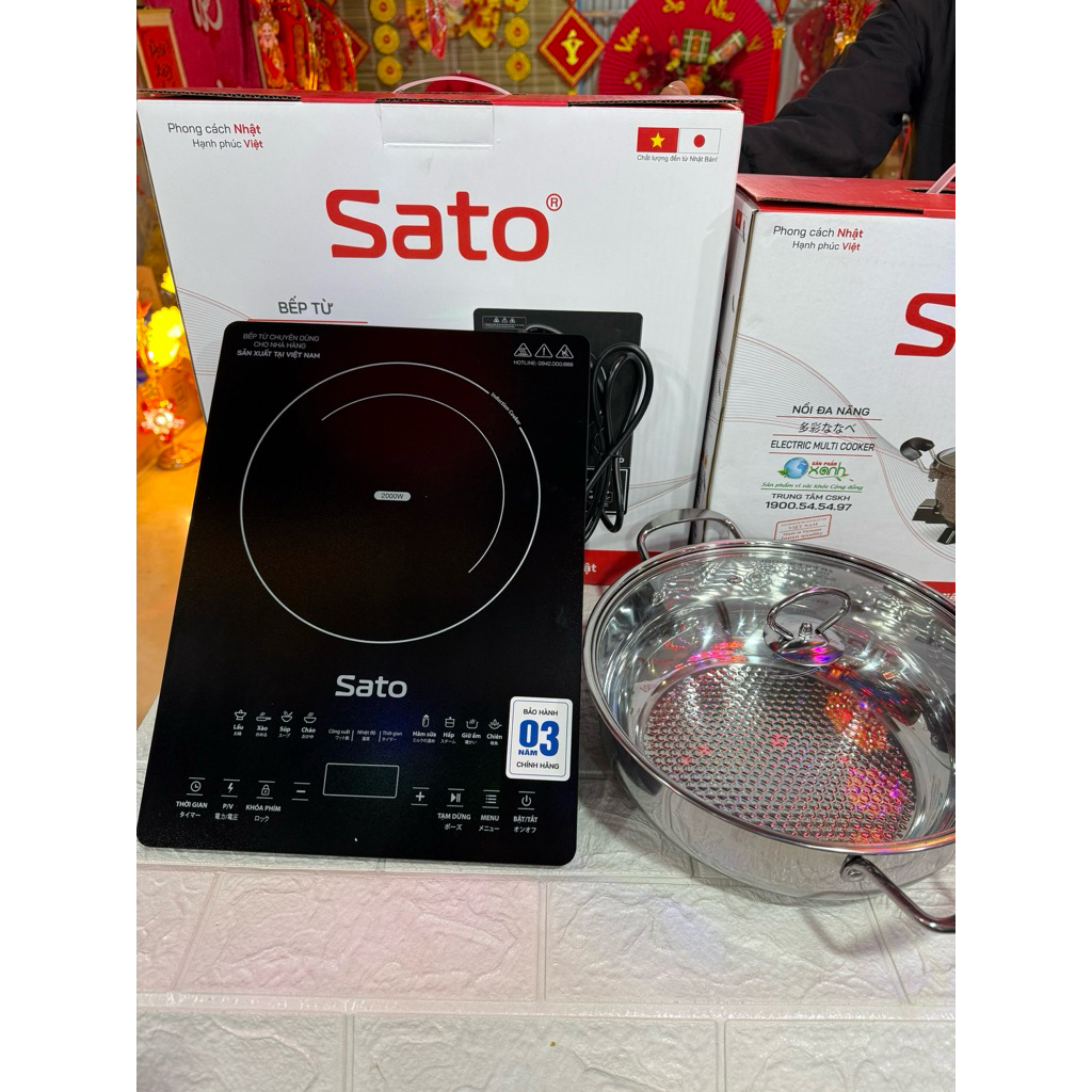 Bếp từ SATO-moden BT081-2000w
