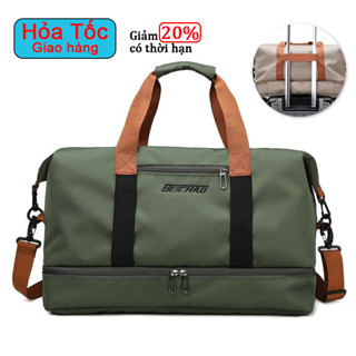 Túi Xách Du Lịch Cỡ Lớn 2 Tầng Túi Du Lịch Đa Năng Nam Nữ Đựng Quần Áo Mỹ Phẩm chống nước và chống mài mòn FREESHIP.2833