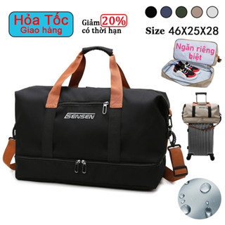 Túi du lịch sức chứa lớn,túi du lịch/đi công tác ngắn ngày dày dặn,chống thấm nước và chống mài mòn,tách biệt ướt và khô