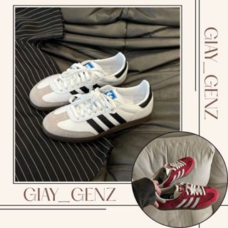 Giày Adi_Samba Nam Nữ, Giày Sneaker Cổ Thấp Màu Đỏ Trắng Full Box Bill (ẢNH THẬT Ở ĐÁNH GIÁ) Dễ Phối Đồ