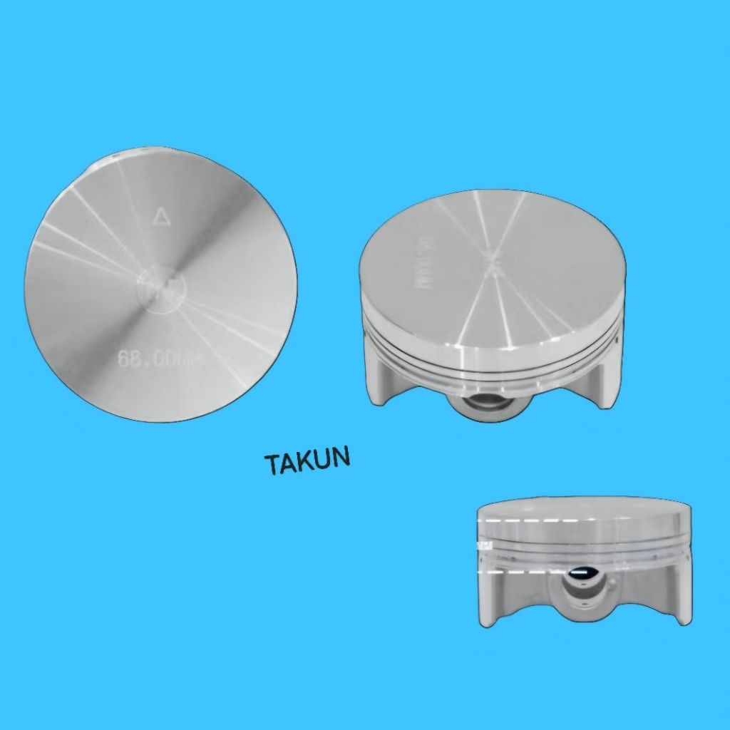 Trái Piston bạc chưa móc xe EXCITER 135, 150, 155... 54, 57, 62, 65, 68, 72mm....