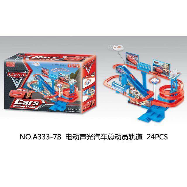 Đồ Chơi Đường Đua Xe Ô Tô McQueen 95 Lightning chạy bằng pin có đèn và âm thanh A333-78