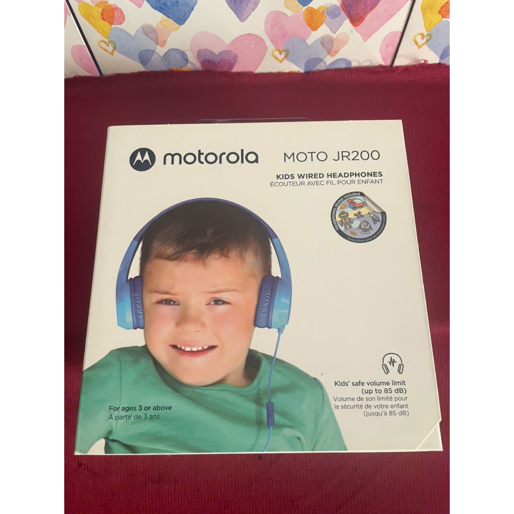 Tai nghe trẻ em MOTOROLA JR200 BLUE KIDS WIRED Headphones (có dây) MÀU XANH